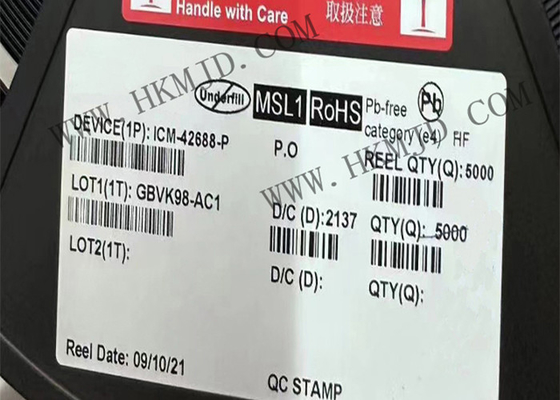 Spaander icm-42688-p Hoge Precisie van geïntegreerde schakelingen 6 de Output LGA14 van de Assensor