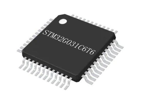Enige Kernmicrocontrollers Spaanderstm32g031c6t6 48-LQFP Microcontroller met 32 bits MCU