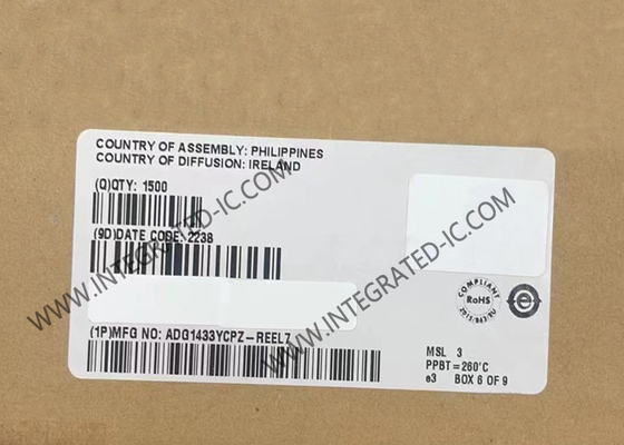 ADG1433YCPZ Integrated Circuit Chip iCMOSTM Switch 4.7 Ohm Industriële CMOS analoge schakelaars