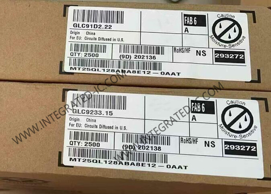 MT25QL128ABA8E12-0AAT Geheugen IC-chip 128Mbit Niet-vluchtig NIET flashgeheugen IC TBGA24