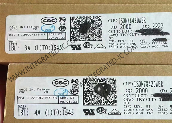 ISOW7842DWER Integrated Circuit Chip 5000Vrms Vierkanaals Digitale Isolators SOIC16