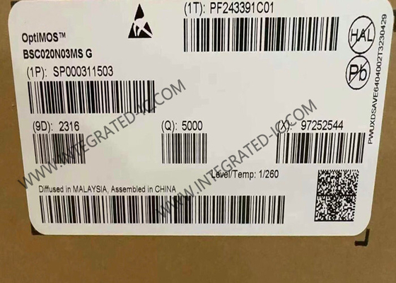 BSC020N03MSG geïntegreerde circuitchip 30V Optimos N-kanaal Power MOSFET-transistors