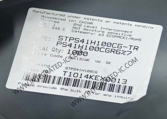 STPS41H100CG Integrated Circuit Chip 100V 40A Dual Power Schottky Rectifier