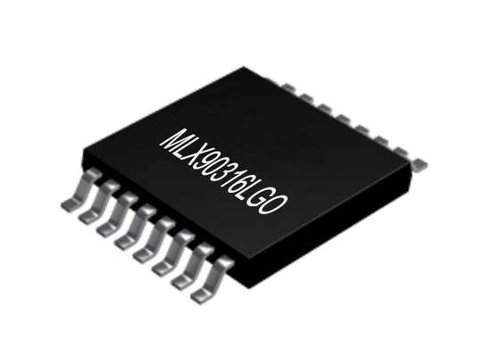 Meeuwvleugel die mlx90316lgo-bcg-000-AANGAANDE Lineaire Positie TSSOP16 Hall Effect meten