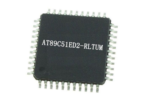 Microcontrollers met 8 bits IC van de Spaander at89c51ed2-RLTUM 60MHz 64kB Flits van geïntegreerde schakelingen MCU