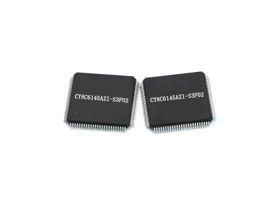 CY8C6145AZI-S3F02 Microcontroller 150MHz 512KB de Flits 100-LQFP Pakket met 32 bits van IC