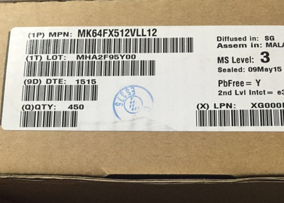 Microcontroller met 32 bits van het Spaandermk64fx512vll12 120MHz WAPEN Van geïntegreerde schakelingen schors-M4