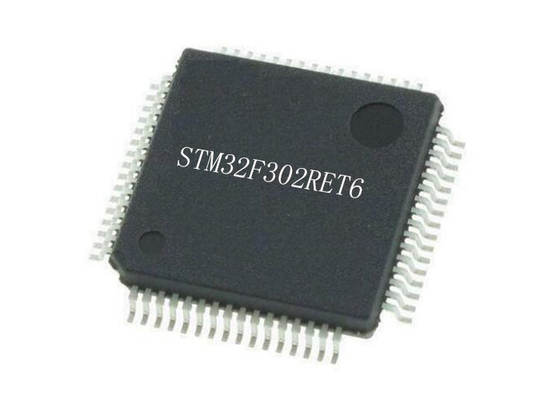 LQFP64 Microcontrollers van de ARM Cortexm4 STM32F302RET6 Enige Kern 72MHz Spaander met 32 bits
