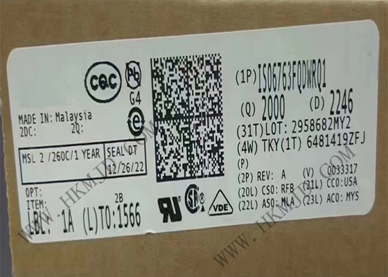 De Spaander van geïntegreerde schakelingen ISO6763FQDWRQ1 Zes Kanaal Digitale Isolatoren SOIC16