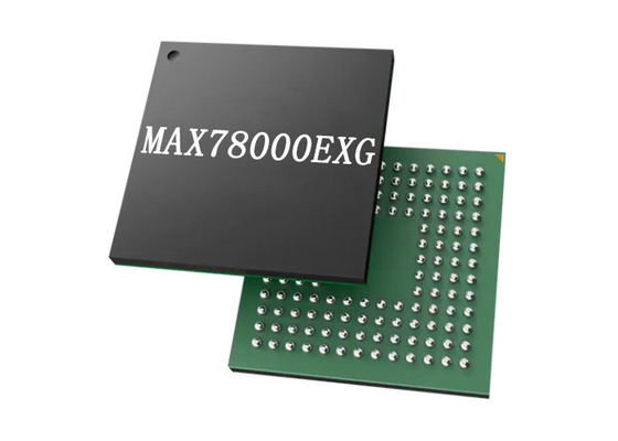 Microcontroller met 32 bits IC 81-LFBGA van Dual Core 100MHz 512KB IoT Chip MAX 78000EXG