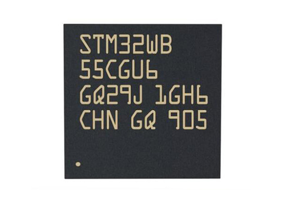 Microcontroller MCU STM32WB55CGU6 rf Zendontvangerics 48UFQFN Wapenschors M4 MCU