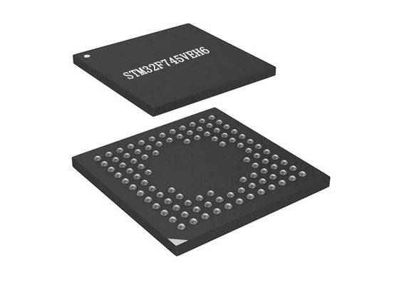 STM32F745VEH6 flitsmicrocontroller de enig-Kern 100-TFBGA Pakket met 32 bits van IC