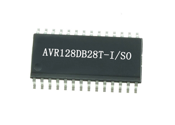 Ingebed Microcontrollers AVR128DB28T-I/SO 24MHz Pakket 28-SOIC met 8 bits