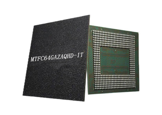 De Spaander van geïntegreerde schakelingen mtfc64gazaqhd-HET het Geheugen 153-VFBGA IC van 512Gbit 200MHz