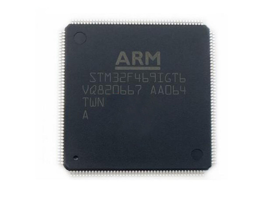 IC-schors-M4 cpu 180MHz Microcontroller met 32 bits MCU van het Spaander176lqfp STM32F469IGT6 Wapen