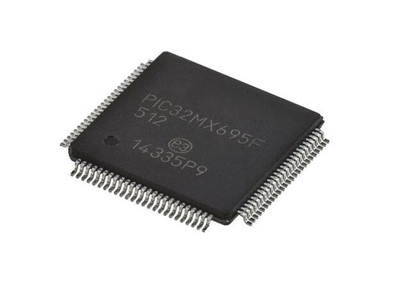 Microcontrollers Microcontroller MCU 64TQFP IC van IC PIC32MX695F512H-80V/PT Spaander met 32 bits