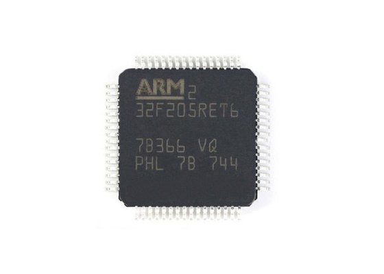 Microcontroller MCU IC STM32F205RET6 de Oppervlakte van het FLITS 64-LQFP Pakket zet op
