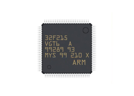 Microcontroller MCU STM32F215VGT6 de FLITS 100-LQFP Oppervlakte zet Microcontroller IC op