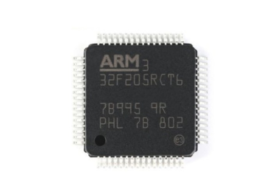 ICs Microcontrollers van het Spaanderstm32f205rct6 WAPEN - van het ARM Cortexm3 van MCU Connectiviteit de met 32 bits 256kB
