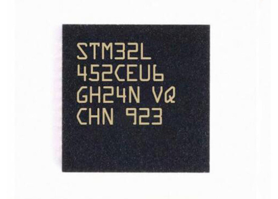 Microcontroller MCU STM32L452CEU6 48UFQFN Microcontroller Spaander512kb FLITS met 32 bits