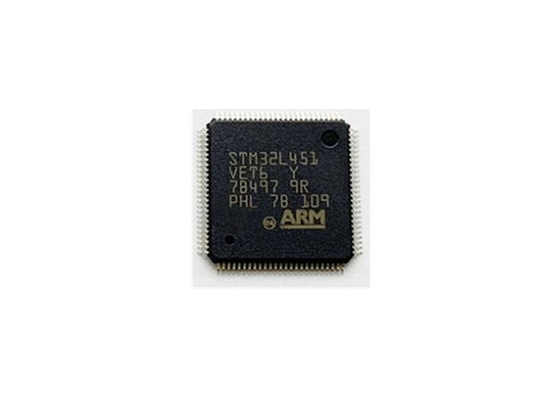 Microcontroller MCU STM32L451VET6 Microcontrollers van het ultra-laag-Machtswapen schors-M4