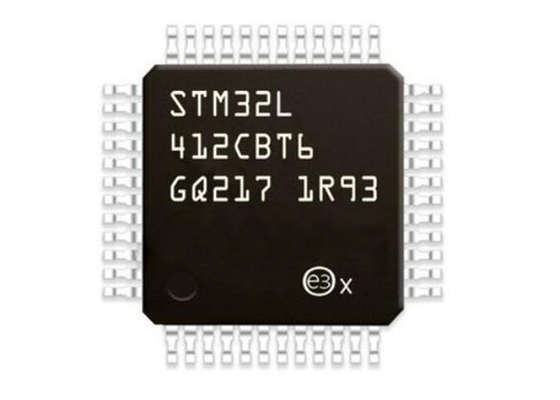 128KB flitsmicrocontroller MCU STM32L412CBT6 80MHz Microcontroller Spaander LQFP48