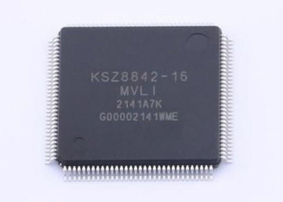 Integrated Circuit Chip KSZ8842-16MVLI Tweepoort Ethernet Switch IC LQFP128