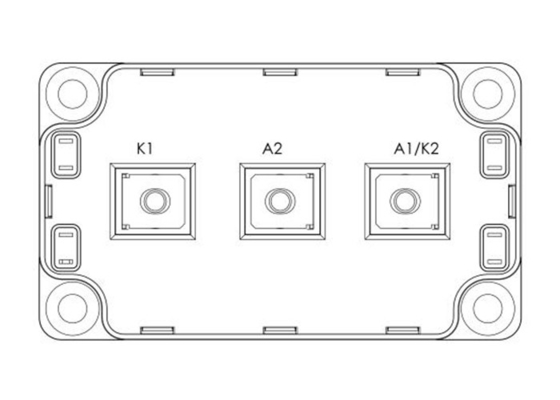 1200V Automotive IGBT Modules MSCDC450A120AG Gelijkrichters Diode Arrays Module 450A