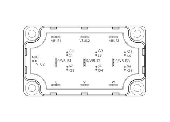 De automobieligbt-Modules van de Modulesmscsm120tam16ctpag 728W Afzonderlijke Halfgeleider