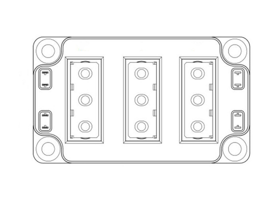 Automobieligbt-Modulesmscsm170dum039ag 2N-kanaal Gemeenschappelijke Bronmosfet Series