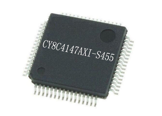 Enige Kerncy8c4147axi-s455 Microcontrollers Spaandertqfp64 48MHz IC Spaanders met 32 bits