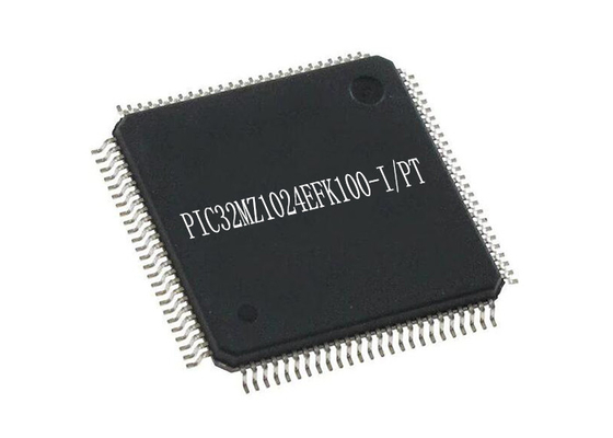 Microcontrollers Spaanderpic32mz1024efk100-i/pt TQFP100 Spaander Van geïntegreerde schakelingen met 32 bits