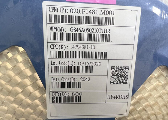 De Geïntegreerde schakeling Chip Tubes And Wire Housings van G846A050210T1HR SMD