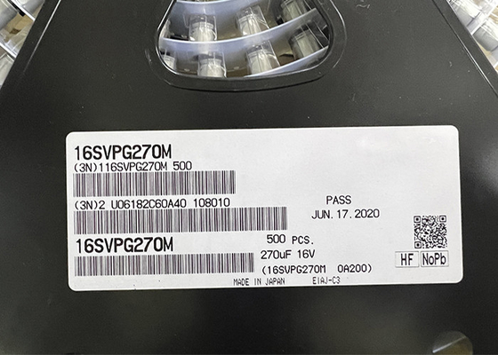 16SVPG270M Integrated Circuit Chip Aluminum Polymer Capacitors 270µF Radiale SMD
