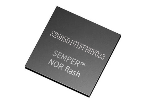 FLITS NOCH Geheugen de Hoge snelheidscmo 24-FBGA IC Spaanders van IC S26HS01GTFPBHV023 166MHz