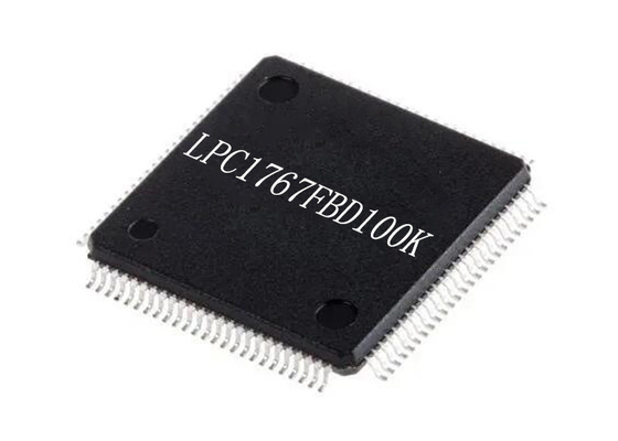 Microcontroller MCU LPC1767FBD100K Microcontrollers Spaanders met 32 bits 100-LQFP 100MHz