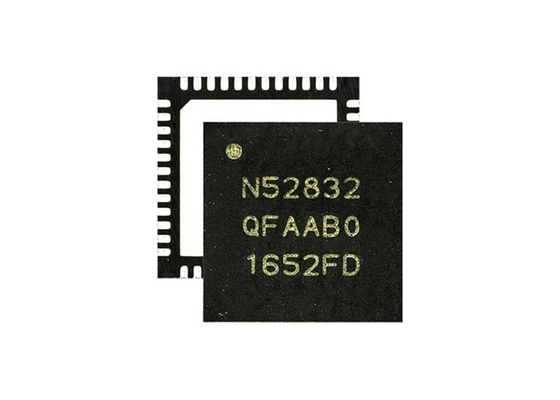 Rf-Multicore Systeem 48-VFQFN nrf52832-qfaa-g-R7 van Zendontvangerbt IC 2.4GHz