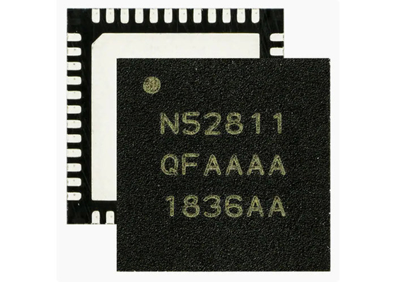de Oppervlakte 48-VFQFN van 2.4GHz zet rf-Zendontvanger IC nrf52811-qfaa-B-R7 op