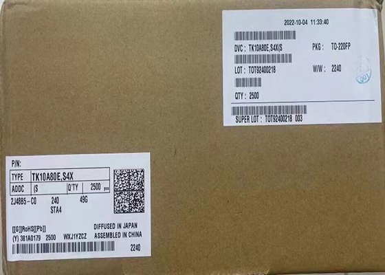 Integrated Circuit Chip TK10A80E N-Channel MOSFET's 800 V 10A Transistors