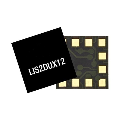 Sensor IC LIS2DUX12TR Ultralaag vermogen 3-assige slimme versnellingsmeter Bewegingssensoren 12-LGA