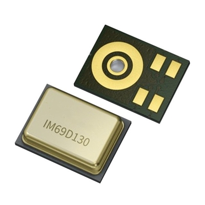 Sensor IC IM69D130V01XTSA1 MEMS-microfoon met een hoge uitgangslineariteit tot 130dBSPL