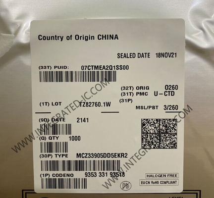 MCZ33905DD5EKR2 Integrated Circuit Chip System Basischip met high-speed CAN en LIN