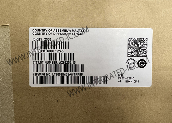 LT8609IMSE#WTRPBF Integrated Circuit Chip DC DC Schakelregulatoren 10-TFSOP