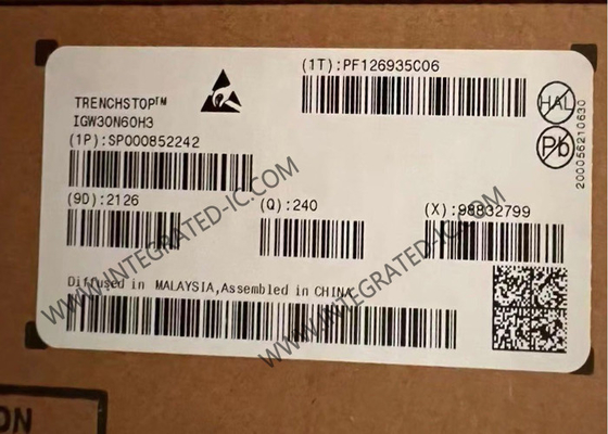 IgW30N60H3 Integrated Circuit Chip 600V 30A enkele IGBT-transistoren TO-247