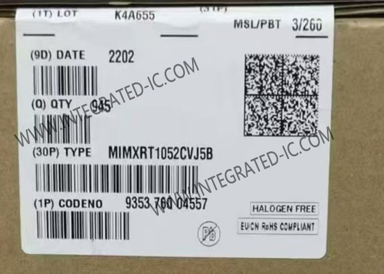 Enige Kernmimxrt1052cvj5b Spaander196lfbga Microcontroller Van geïntegreerde schakelingen IC