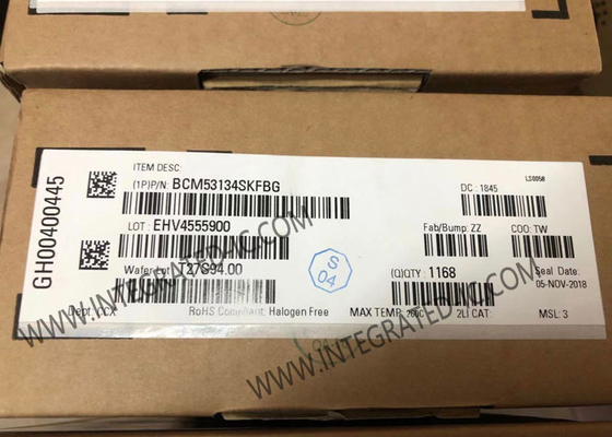 BCM53134SKFBG Ethernet IC Zespoort Ultra Low Power Gigabit Ethernet Switch