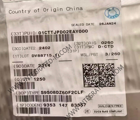 S9S08DZ60F2CLF Microcontroller MCU 40MHz 8-bit MicroControllers LQFP-48-pakket