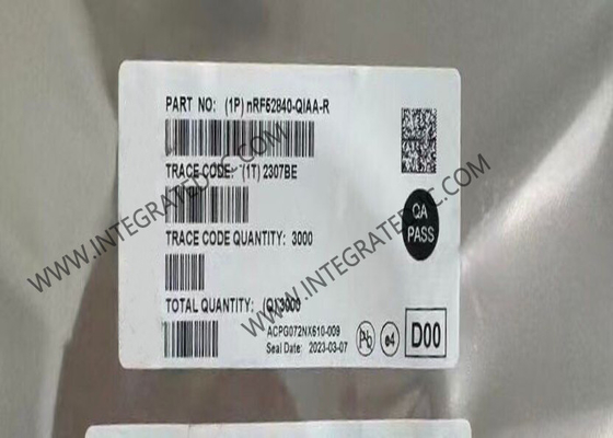 NRF52840-QIAA BT IC 2.4GHz Multiprotocol Bt 5.4 SOC AQFN73 Systeem op Chip