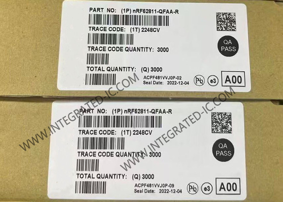 Nrf52811-qfaa-r BT IC, BT 5,1 de Lage Energie van Multiprotocal NRF52811 2.4GHz