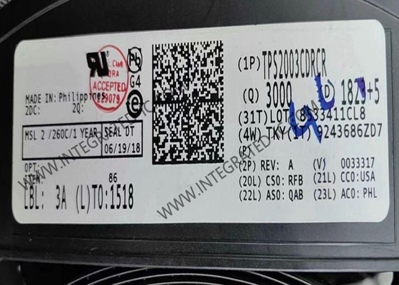 TPS2003CDRCR Geïntegreerde schakeling Chip Stroomverdelingsschakelaars 2A USB-stroomschakelaar